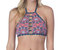 Reversible Medallion High Neck Bikini Top In Festival - Festival