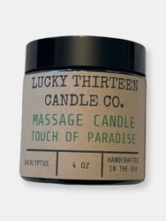 Touch Of Paradise Massage Oil Candle