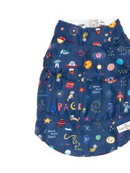 Space Doodle Reversible Puffer Vest