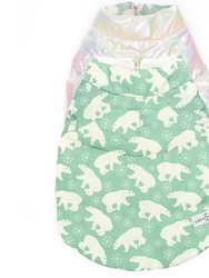 The Polar Bear Parade Reversible Puffer Vest - Light Green