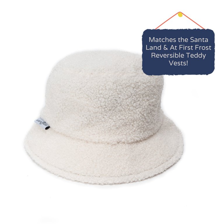 Winter White Bucket Hat