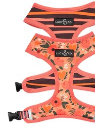 The Posy Pink Reversible Pet Harness