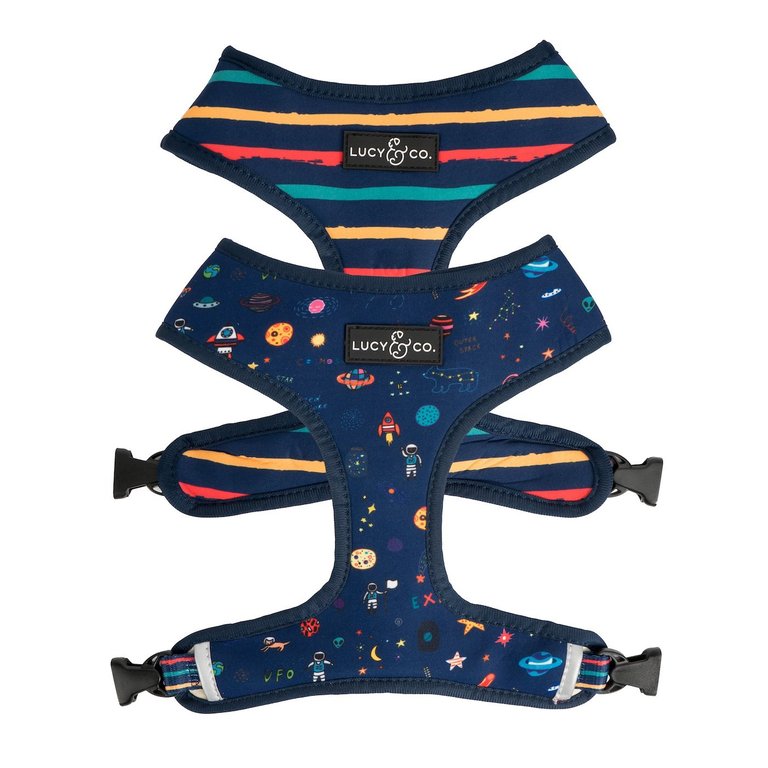 The Space Doodle Pet Reversible Harness