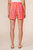 Anna Striped Short In Pink/orange