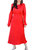 Athena Maxi Dress In Red - Red