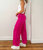 Atsuko Cargo Pant In Fuchsia