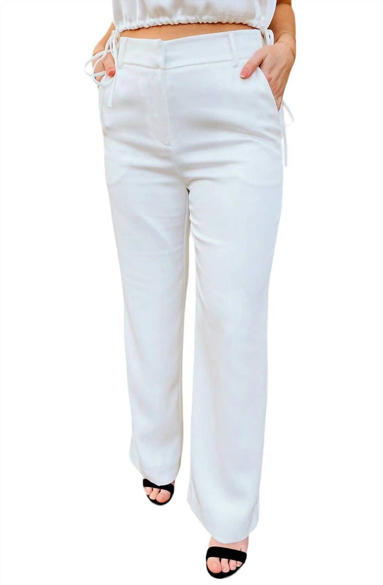 Chloe Pant In White - White