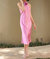 Jonah Halter Dress In Pink