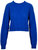 Manon Cable Knit Sweater In Electric Blue