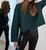 Shay Cable Knit Sweater In Pine