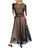 Solange Lace Dress In Black/Nude