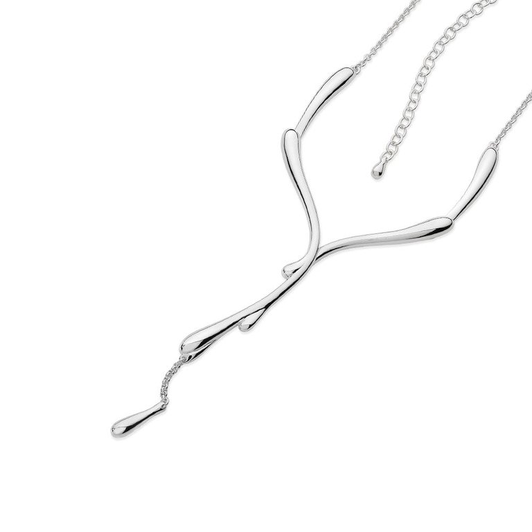 Dripping Necklace - Silver