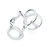Drop Armour Ring With Double Hinge - Silver