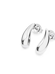 Droplet Studs - Silver