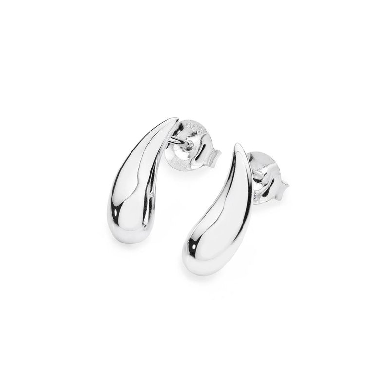 Droplet Studs - Silver
