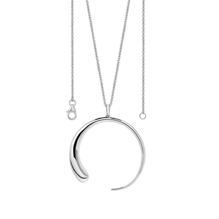 Large Luna Pendant - Silver