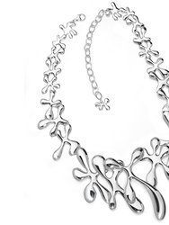 Large Splash Necklace - Silver