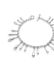 Multi Drop Bracelet - Silver