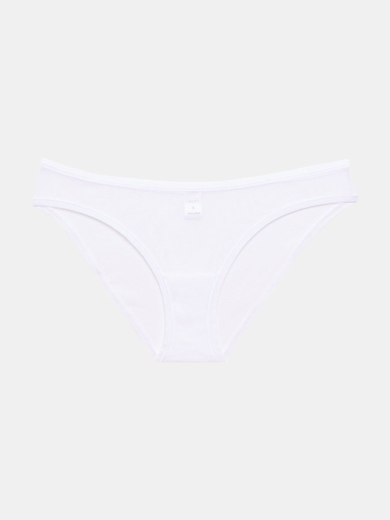 Elle Brief - White - White