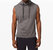 Breaking Bounds Sleeveless Hoodie In Graphite Grey - Graphite Grey