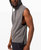 Breaking Bounds Sleeveless Hoodie In Graphite Grey