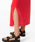 Ease Of It All Dress In Carnation Red