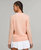 Silk-Blend Crew Sweater In Peach Satin