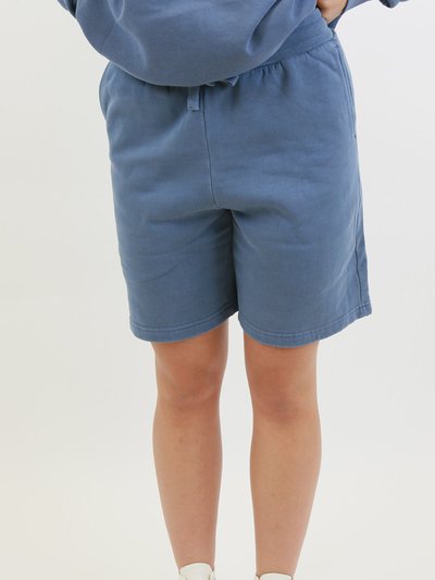 LULUSIMONSTUDIO Faded Stadium Shorts - Faded Blue product