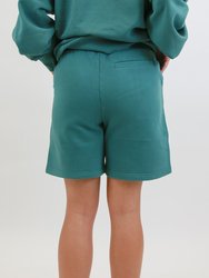 Faded Stadium Shorts - Faded Teal