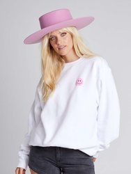 Please Be A Decent F*cking Human® Oversized Sweatshirt - White