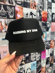 Raising My Dog Baseball Hat - Black