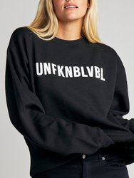 Unfknblvbl Oversized Crewneck Sweatshirt
