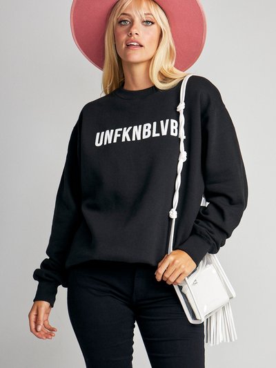 LULUSIMONSTUDIO Unfknblvbl Oversized Crewneck Sweatshirt product