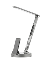 Ii- All in One Led Desk Lamp & Phone Dock - Silver