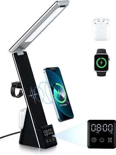 LumiCharge Lumi-Mini - 7 in 1 Multifunctional LED Desk Lamp with Wireless Charger product