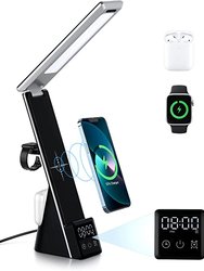 Lumi-Mini - 7 in 1 Multifunctional LED Desk Lamp with Wireless Charger