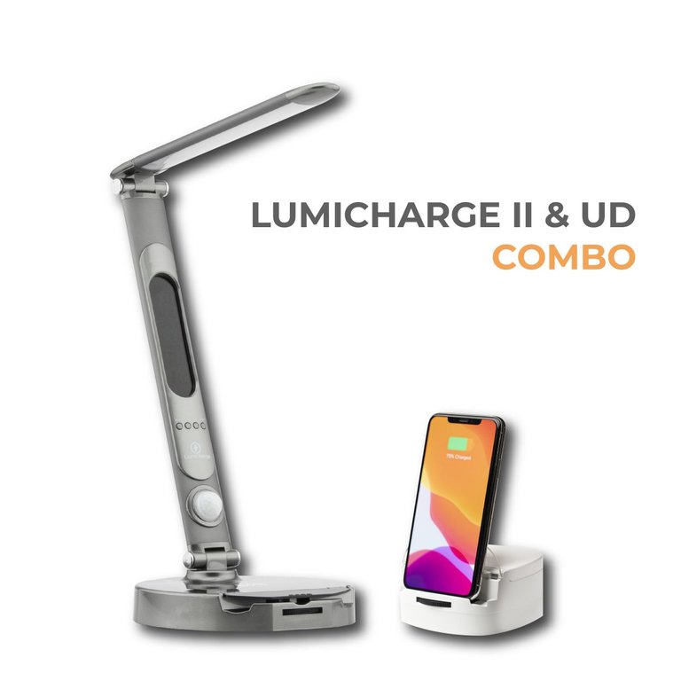 LumiCharge II + UD - Combo Pack - Silver LumiCharge II + UD