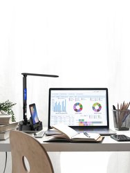 Lumicharge III - LED Desk Lamp with Wireless Charger, Bluetooth Speaker, App-Controls