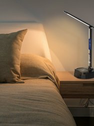 Lumicharge III - LED Desk Lamp with Wireless Charger, Bluetooth Speaker, App-Controls