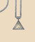 Anu Triangle Chain Necklace - Silver