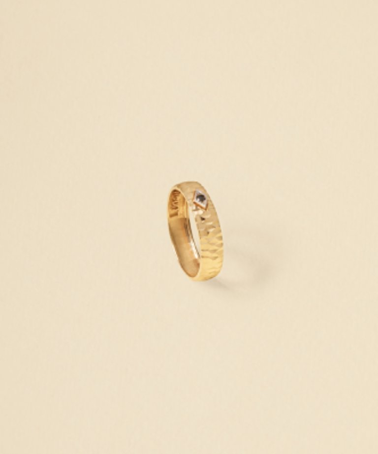 Diamond Gold Ring - Gold