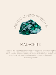 Malachites Crane Filigree Ring - Men