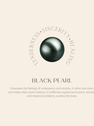 Sumerian Black Pearl Necklace - Men