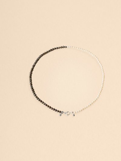 Luna Merdin Sumerian Black & White Pearl Necklace product