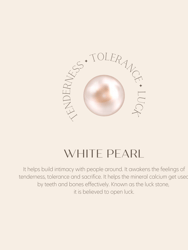 Sumerian White Pearl Necklace - Men