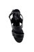 Womens/Ladies Aldora Block Heel Sandals - Black