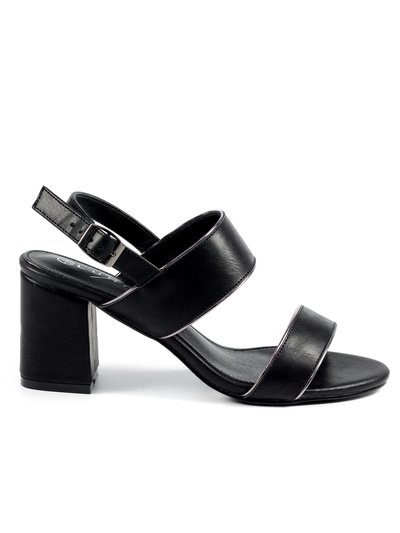 Lunar Womens/Ladies Aldora Block Heel Sandals - Black product