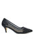 Womens/Ladies Alisha Faux Gemstone Court Shoes - Black