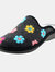 Womens/Ladies Anther Felt Slippers - Black