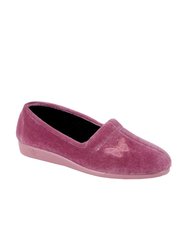 Womens/Ladies Butterfly Slippers - Heather
